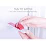 Unilive Magnetic Bottle Hanger Holder Beer Loft Fridge Refrigerator Magnet Jars Drink Storage Organizer,Holds 6 bottles- Pack of 2 (white)