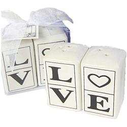 Set Of 4 Lovely Fashion Creative Seasoning Pot Wedding Gift, LOVE