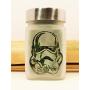 Space Army Etched Glass Stash Jar, Airtight Water Proof, Smell Resistant Etched Glass Herb Container