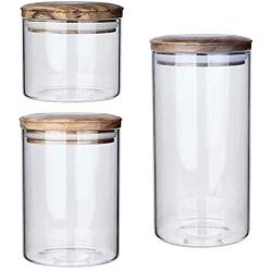 Glass Sealed Jars, Moisture-Proof Kitchen Food Containers, Storage Of Spices/Pasta/Oatmeal/Coffee Beans