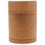 Dailymall 2X Vintage Bambus Teebehälter Caddy Dose Teebehälter Dichtung Flasche Lagerung - 10cm 20cm 2 Stück