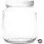 64 oz HALBGALLON Klarglas Mason Jar mit Deckel ? HERGESTALTET IN USA ? Für Konservenherstellung und Fermentation von Kombucha, Kefir, Joghurt ? USDA-Genehmigt, BPA-frei