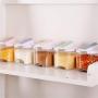 Flybloom5Pcs/Set Household Spice Jar Kitchen Sealed Storage Container