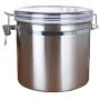 Enterest Coffee Bean Canister Easy to Stack for compact Storage Airtight Container Preserves Food Freshness 6 Sizes Stainless Steel Material Storage Jar (6 Sizes)