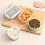 Storage Bottles & Jars - Refrigerator Sealed Food Portable Prep Box Pp Storage Spices Fresh Keeping Picnic Lunch Container - Jar Milk Blanket Beach Eco Salt Picnic Cooler Food Spice Pepper C