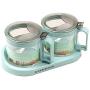 Spice Jar, Maserfaliw Kitchen 1/2/3 Spice Jar Condiment Storage Seasoning Bottle Container Box Holder - Green Single Jar, Recyclable, Suitable For Holiday Gifts In The Outing and Indoors.