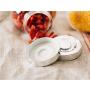 XSWZAQ Double bottom bottle glass sealed storage tank with lid candy seasoning food jar small mini bottle