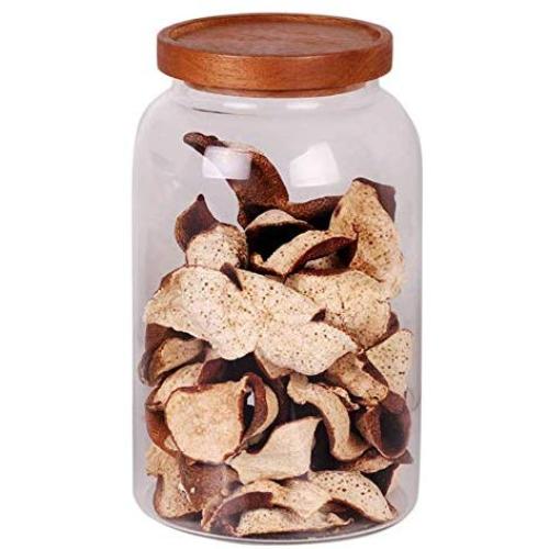 NNDQ Food Storage Jar, 96.79 OZ (2750 ML), BPA-Free Glass Food Storage Jar with Airtight Seal Lid, White for Serving Tea, Coffee, Spice and More