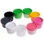 Pot de crème cosmétique pour masque facial en bouteille en plastique vide, contenants pour chargeurs séparés. Pot de crème cosmétique pour masque facial en bouteille en plastique vide, contenants pour chargeurs séparés.