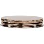 Mason Jar Lids Regular Mouth for Ball and More- Copper Coated Storage Caps for Mason Jars, 6 PCS