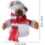 Christmas Candy Jar Christmas Theme Candy Box Candy Jar Storage Bottle Santa Bag Sweet Candy Gifts Box with Doll Decor - Snowman