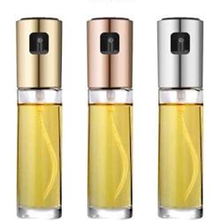 Storage Bottles & Jars - Portable Stainless Olive Oil Sprayer Cooking Mister Spray Pump Fine Bottle - Oil Oil Oil Oil Glass Jar Storage Sprayer Mister Olive Olive Steel Oil Fine Bott