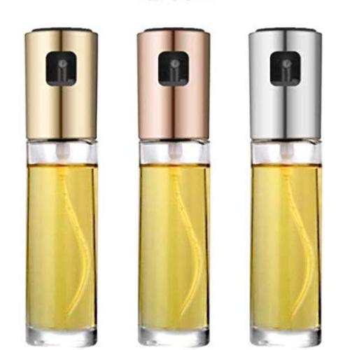 Storage Bottles & Jars - Portable Stainless Olive Oil Sprayer Cooking Mister Spray Pump Fine Bottle - Oil Oil Oil Oil Glass Jar Storage Sprayer Mister Olive Olive Steel Oil Fine Bott