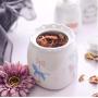 Mini Spice Jars European household creative seasoning jar with cover ceramic cute storage sealed cans