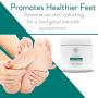 Ljomi Foot Cream (3.2 oz) - Repairs Cracked Dry Feet and Calloused Skin - Callous Remover Moisturizer Softens Itchy Foot Pain Relief - Pedicure Lotion for Smoother Heels, Soles and Chapped Elbows