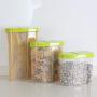 Kitchen Storage Box Food Storage Container 3 Piece Set Buckle Sealed Plastic Bottle Jar Refrigerator Food Storage Tank Moisture