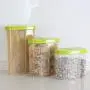 Kitchen Storage Box Food Storage Container 3 Piece Set Buckle Sealed Plastic Bottle Jar Refrigerator Food Storage Tank Moisture