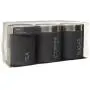 Premier Housewares Liberty Tea, Coffee and Sugar Canisters - Set of 3, Grey Premier Housewares Liberty Tea, Coffee and Sugar Canisters - Set of 3, Grey