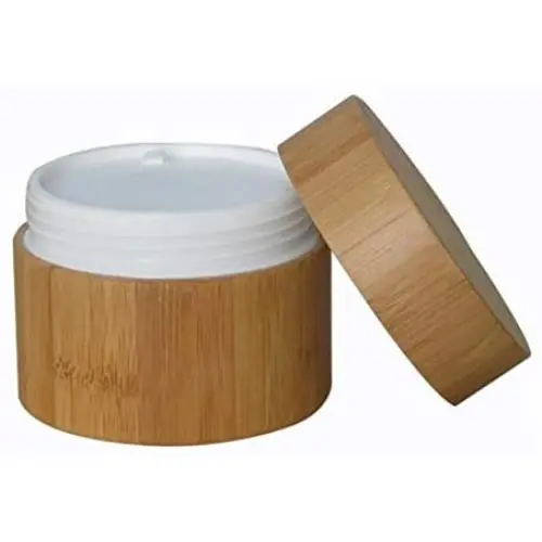 Pot de stockage vide en bambou de 100 ml 3,4 oz pour cosmétiques, crèmes, lotion, baume à lèvres, fard à paupières, nail art – ASTRQLE 1 pièce. Pot de stockage vide en bambou de 100 ml 3,4 oz pour cosmétiques, crèmes, lotion, baume à lèvres, fard à paupières, nail art – ASTRQLE 1 pièce.