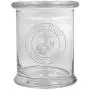12 oz Klar Glas Kräuterdose mit US Marine Logo