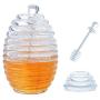 | Storage Bottles & Jars | Acrylic Beehive Honey Jar Crystal Beehive Jam Jar Container Juice Syrup Spice Seasoning Bottle Honey Pot with Dipper and Lid | by HUDITOOLS | 1 PCs