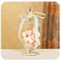 Transparent Candy Jar Wedding Party Table Decoration Dessert Storage Bottles Candy Storage Cans Lead Free Glass Tanks Covered,F