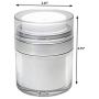 Empty Airless Cosmetic Container 30ml | Airless Jar for Your Cosmetics, Foundation, Cream & Serum