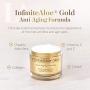 InfiniteAloe Gold Anti-Aging Formula - Eye, Face and Neck Cream - Cutting Edge Nanotechnology with Aloe, Peptides, Vitamins, Collagen, Alpha Lipoic Acid and DMAE - (1) 6.7oz