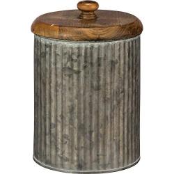 Primitives by Kathy 37690 Tin Canisters, Galvanized Metal