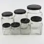 10 Pièces Pot en Verre, Pot à Miel, Forme Carrée Hexagonale, Bocal Transparent pour Stockage de Noix, Sucre, Confit, Bocal en Verre 50ml 10 Pièces Pot en Verre, Pot à Miel, Forme Carrée Hexagonale, Bocal Transparent pour Stockage de Noix, Sucre, Confit, Bocal en Verre 50ml