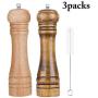 JUSTDOLIFE Salt Shaker Spice Grinder Manual Salt Grinder Pepper Mill for Kitchen Home