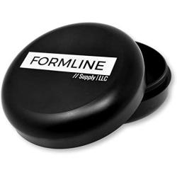 Formline Pocket Sized Smell Proof Stash Container for Travel - Mini Aluminum Storage Jar Locks in Smelly Odor - Airtight & Waterproof (Black, Pocket Sized)