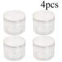 Eyourlife 4PCS 300ML Plastic Storage Jars Containers Canisters Pots Screw Top