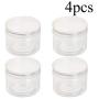 Eyourlife 4PCS 300ML Plastic Storage Jars Containers Canisters Pots Screw Top