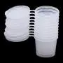 Oteshina Plastic Disposable Sauce Cup Clear Salad Dressing Food Storage Containers Lids - Boxes Jars Bottles Jars Boxes Container Sauce Creative Refrigerator Salad Plastic Storage With