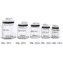 HOMELUNY Pack of 10 Kitchen Food Storage Box Cereal Storage Jars Plastic Glass with Lids Airtight Jars for Candy, Cookie, Rice, Sugar,Flour,Snacks Keeping Food Dry & Fresh 100ML HOMELUNY Pack of 10 Kitchen Food Storage Box Cereal Storage Jars Plastic Glass with Lids Airtight Jars for Candy, Cookie, Rice, Sugar,Flour,Snacks Keeping Food Dry & Fresh 100ML