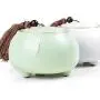 Lotus Ceramic Tea Box Green White Tea Coffee Sugar Storage Jar Spices Canister For Kitchen Food Containers Candy Bowl With Lid,Fenqingylls Small Lotus Ceramic Tea Box Green White Tea Coffee Sugar Storage Jar Spices Canister For Kitchen Food Containers Candy Bowl With Lid,Fenqingylls Small