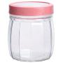 Yl Ly Glass Sealed Jar Jam Food Jar Kitchen Glass Jar Storage Jar Storage Jar Candy Nut Jar Pink