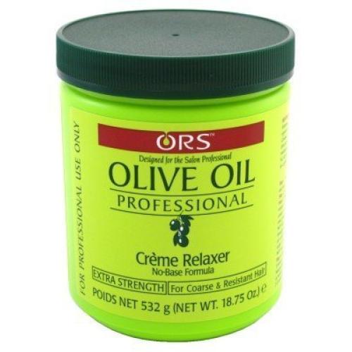 Ors Olive Oil Creme Relaxer Extra Strength 18.75 Ounce Jar (555ml) (3 Pack)