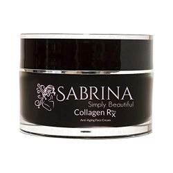 SABRINA Collagen Rx Plus Anti-Wrinkle Face Cream with Marine Collagen and Hyaluronic Acid, 1.7 fl oz