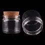 12pcs 656053mm 120ml Transparent Glass Bottles With Cork Stopper Empty Spice Food Nuts Storage Bottles Jars Gift Crafts Vials