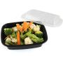 12 Ounce. Meal Prep Containers, Small Food Storage Bento Boxes, Reusable Portion Control Trays, Microwave and Dishwasher Safe. -25 Pack-