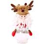STOBOK 2pcs Christmas Candy Jar Santa Snowman Doll Cookie Gift Bottle Jar Food Storage Container for Xmas Holiday Party Table Decoration