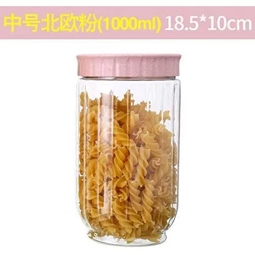 Kitchen Food Storage Jar Airtight Food Storage Stackable Grain Sealed cans Kitchen Food Storage Tank Plastic Grain Storage cans Snack Storage Box , Medium Nordic Powder Kitchen Food Storage Jar Airtight Food Storage Stackable Grain Sealed cans Kitchen Food Storage Tank Plastic Grain Storage cans Snack Storage Box , Medium Nordic Powder
