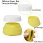 Travel Containers Sets Silicone & PP Cream Jars for Toiletries Empty Lotion Containers Leak-proof & BPA Free Bottles Accessories with Hard Sealed Lids for Cosmetic Makeup Face Body Hand Cream (9 Jars)