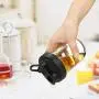 4er Pack Kunststoff Weitmuнд Mason Jar Flip Cap Dichtung für Ball & Kerr Mason Jar, Ideal zum Trinken und Lebensmittelaufbewahren (Schwarz)