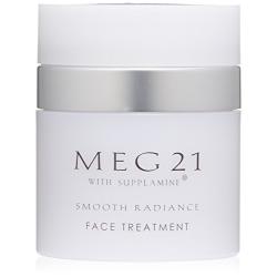 MEG 21 Smooth Radiance Face Treatment Anti-Aging Moisturizer Reduces Fine Lines, Wrinkles in 28 Days. Bright, Smooth Glow for Women, Men of All Ages and Skin Types. Peel, Acid-free. Clinically Proven