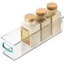 Boîtes de Rangement en Plastique Réglables mDesign avec Poignées pour Cuisine, Cellier, Placard, Réfrigérateur, Congélateur – Organisateur Long et Étroit pour Collations, Légumes, Légumes et Pâtes – Pack de 2 – Transparent/Bleu Boîtes de Rangement en Plastique Réglables mDesign avec Poignées pour Cuisine, Cellier, Placard, Réfrigérateur, Congélateur – Organisateur Long et Étroit pour Collations, Légumes, Légumes et Pâtes – Pack de 2 – Transparent/Bleu