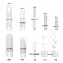 SUNCHIO 15in1 TSA Approved Travel Bottles With Multi Size Capacity From 0.17 to 3.4oz Travel Bottles, Leak Proof Travel Bottles for Women, Refillable Cosmetic Containers for Luxury Cosmetic Use SUNCHIO 15in1 TSA Approved Travel Bottles With Multi Size Capacity From 0.17 to 3.4oz Travel Bottles, Leak Proof Travel Bottles for Women, Refillable Cosmetic Containers for Luxury Cosmetic Use