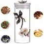 Bouteille à café Bouteille à thé Conteneur en émail de cristal d'orchidée pour le rangement de la cuisine 14 Oz / 400 ml Bouteille à café Bouteille à thé Conteneur en émail de cristal d'orchidée pour le rangement de la cuisine 14 Oz / 400 ml